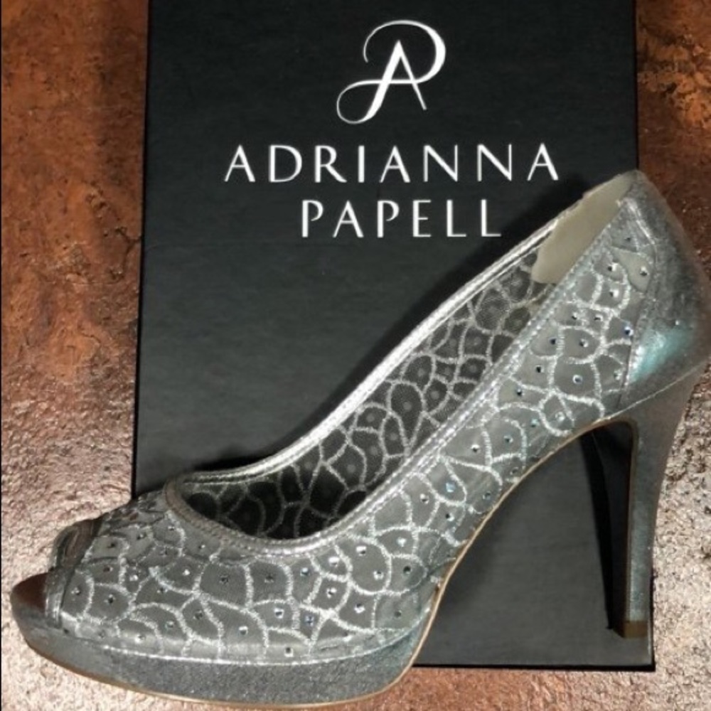 Adrianna papell sparkly heels